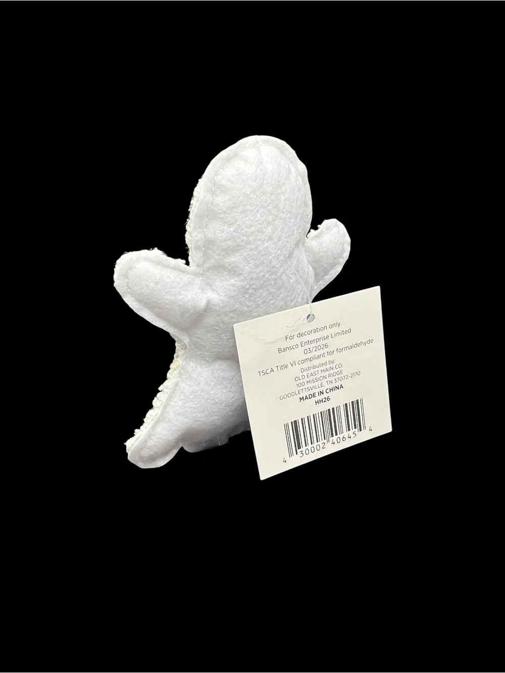 👻 Halloween Ghost Shaped Plush Icon Tabletop Decor Fluffy White Cute Spooky